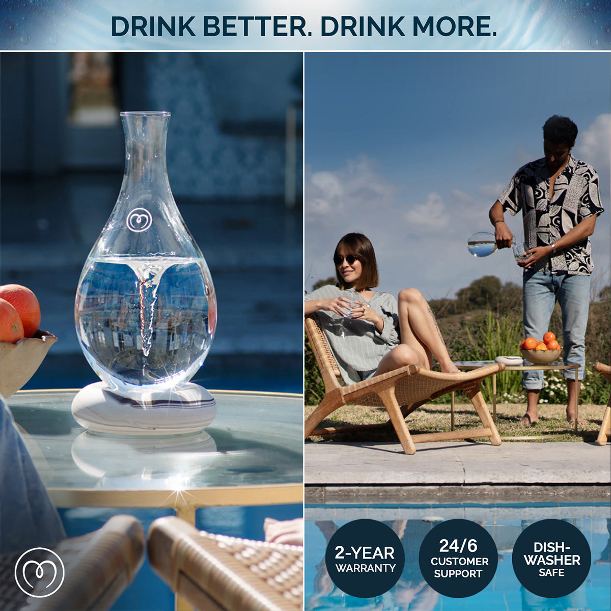 MAYU Water Swirl | Enhance Water's Natural Taste & Vitality at