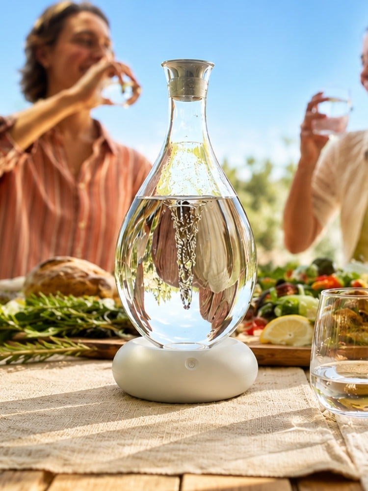 Revitalisiertes Wasser mit dem MAYU Water Swirl – Natürliche