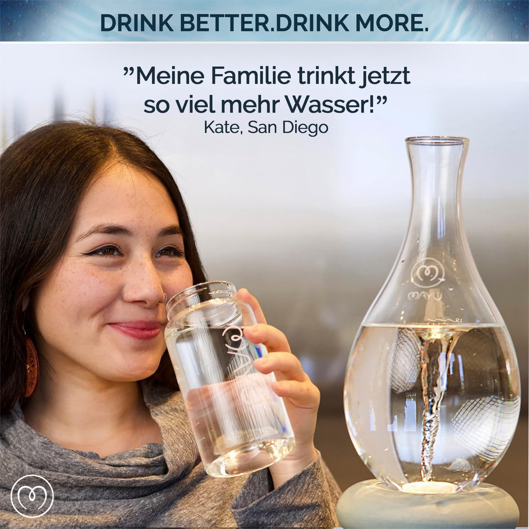 MAYU Water Swirl | Transform Your Water with Natural Swirling Motion